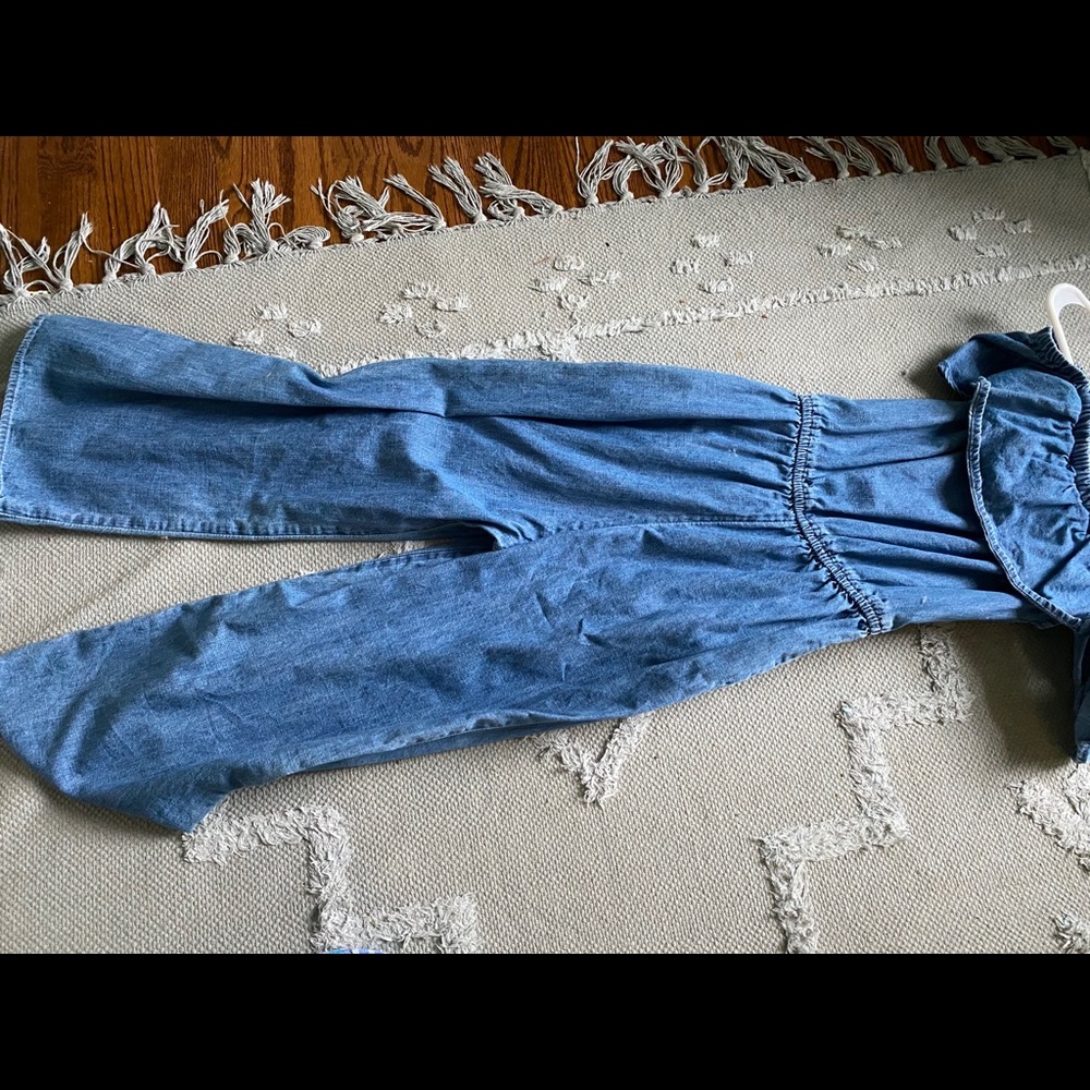 Denim Romper